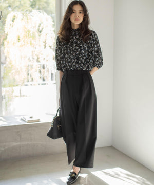 ドライタッチツイル ワイドパンツ