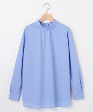 コットンタッチシャーティング刺繍入り ブラウス