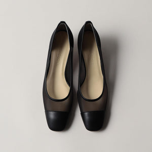 トゥキャップNチュール パンプス45↓