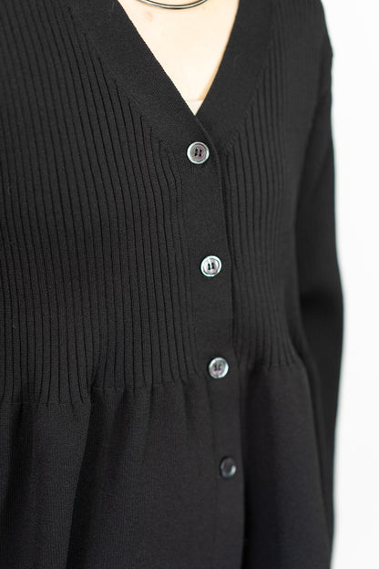 スポンディッシュペプラムカーディガン