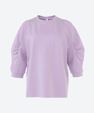 クルーネックボリュームスリーブカットソー