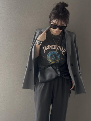 ヴィンテージライクPRINCEVILLEロゴTシャツ