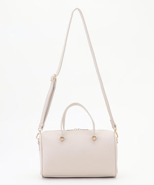 メタルアクセント ボストンバッグ