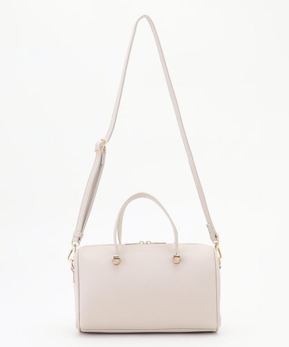 メタルアクセント ボストンバッグ