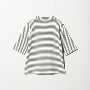 ニットライク モックネック カットソー