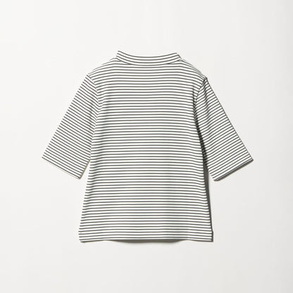 ニットライク モックネック カットソー