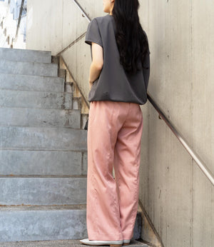 コクーンシルエットボートネックカットソー