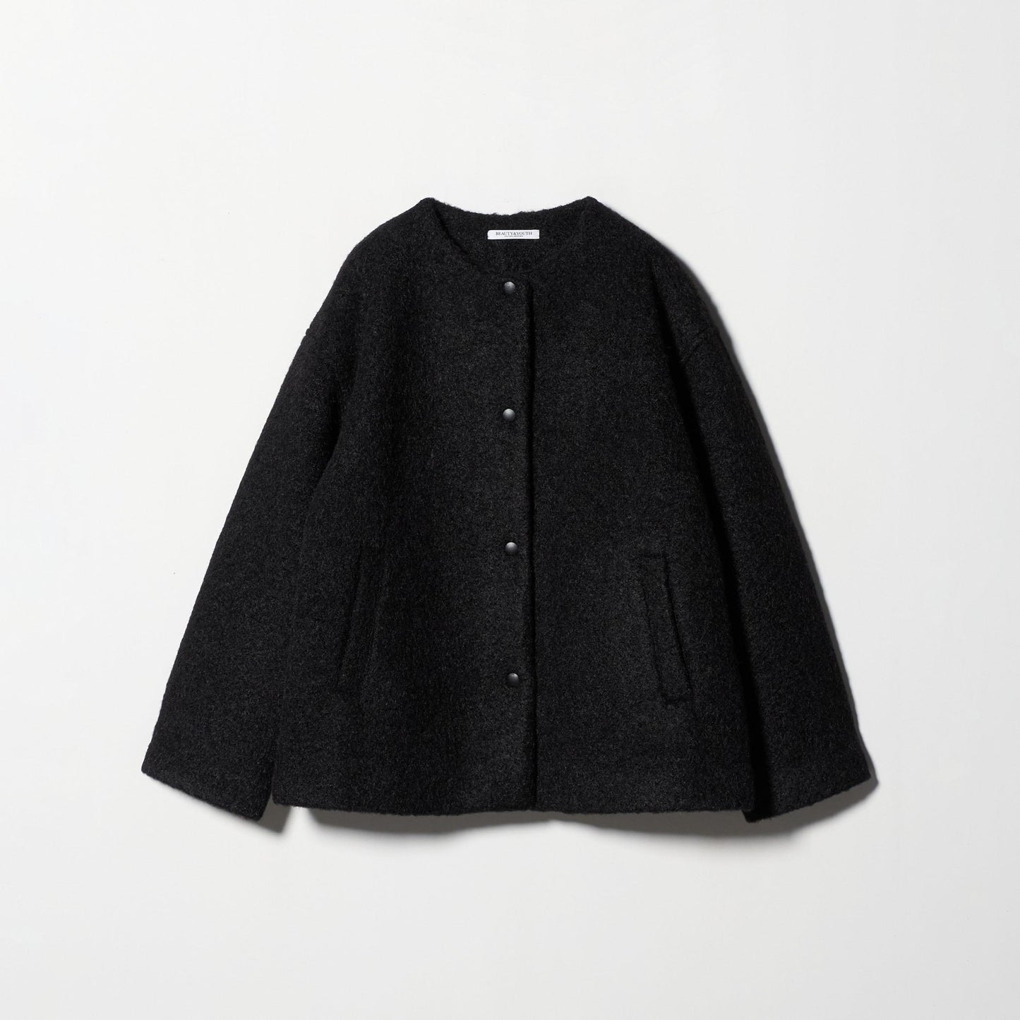 ブークレ ノーカラーブルゾン