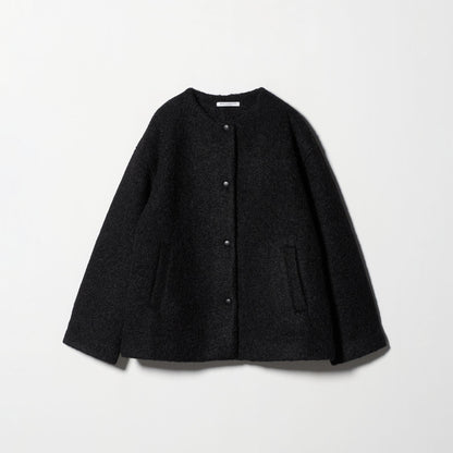 ブークレ ノーカラーブルゾン