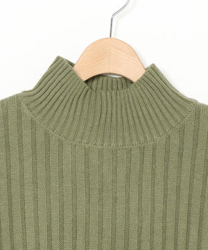 ワイドリブハイネックショートベスト