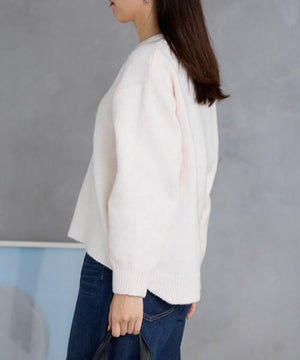 ウール混ガゼットニット