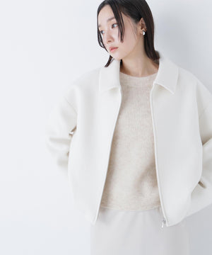 ＜朝比奈 彩さんコラボ＞ステンカラージップブルゾン