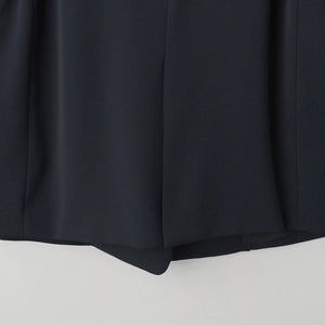 【WEB限定 Wardrobe DAILY MINIMAL】ダブルクロス リボンベルトジレ -ウォッシャブル-