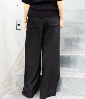 ウエストドロストイージーワイドパンツ