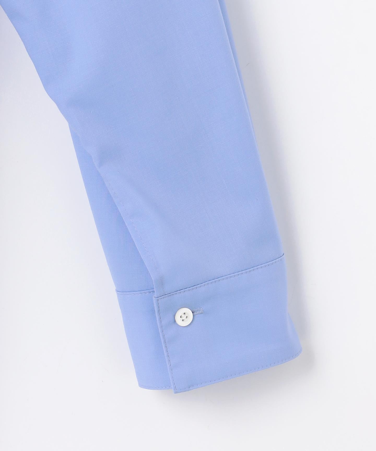 コットンタッチシャーティング刺繍入り ブラウス