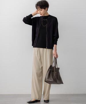 スエーディーサテン ワイド パンツ