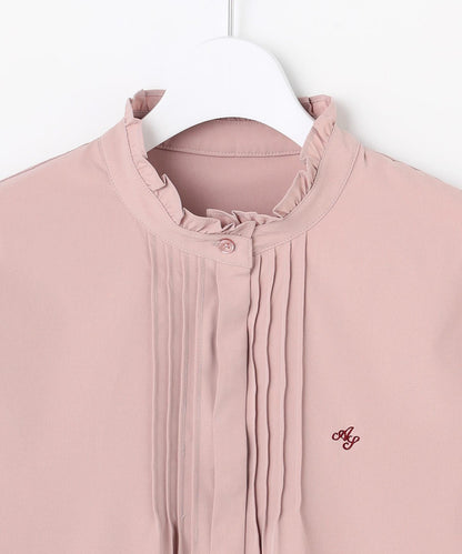 ピンタックフリル シャツ