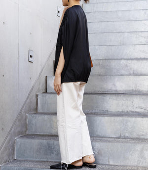 ギャザーモーフドルマンブラウス