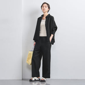 リネン ドルマン シャツ