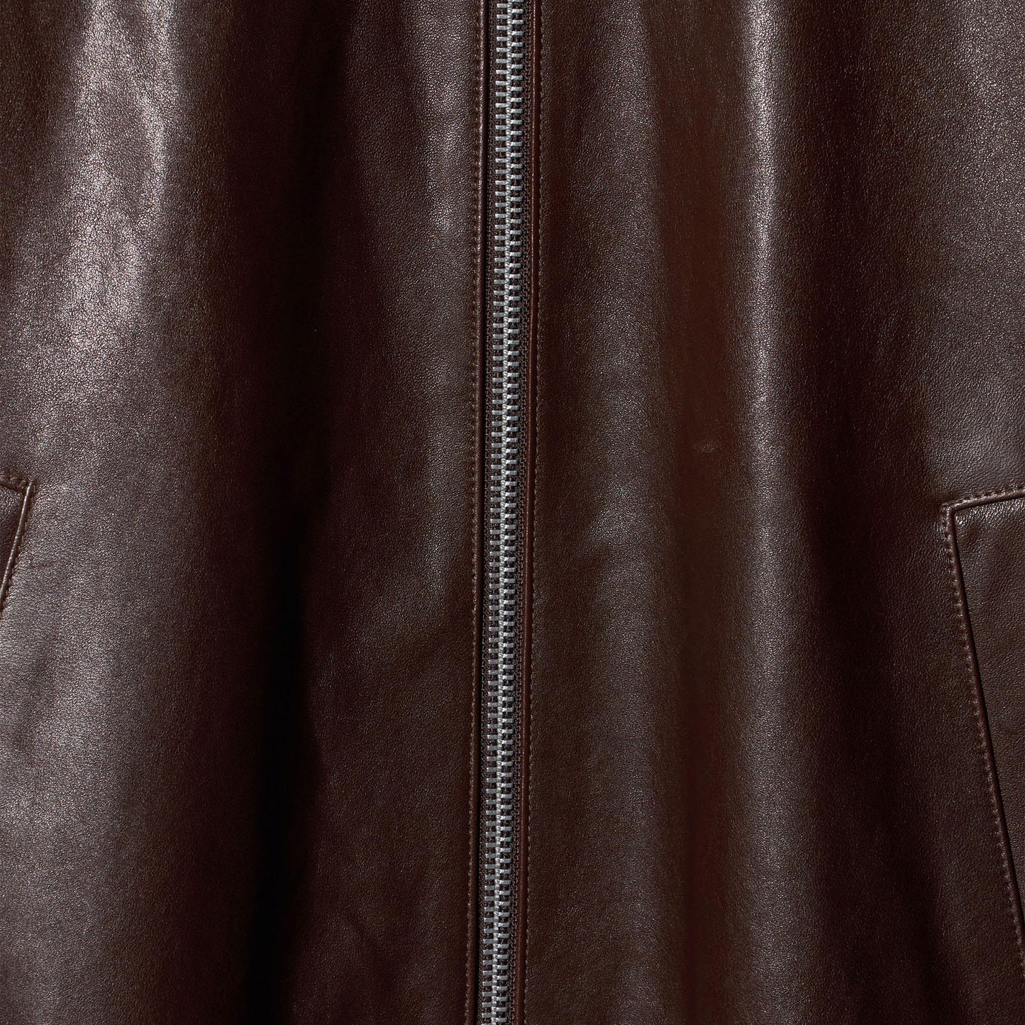 シープレザー フロントジップ ジャケット