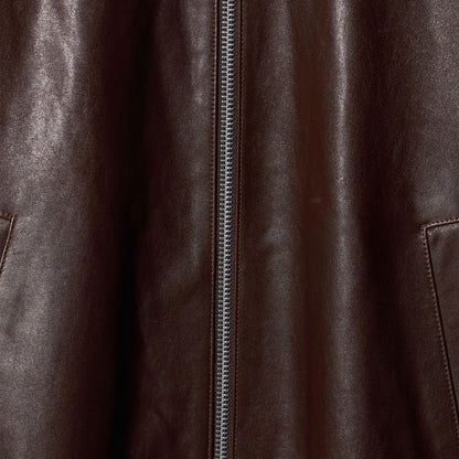 シープレザー フロントジップ ジャケット