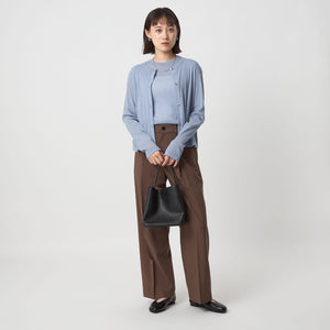 シアーラメ チュール カーディガン