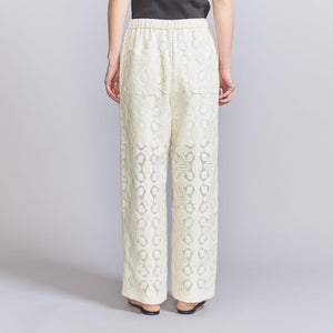 コットンナイロン レースパンツ