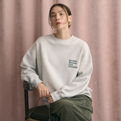 コットン裏毛 ロゴスウェット プルオーバー