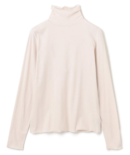 コットンカシミヤ タートルネックカットソー