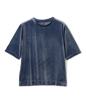 ストレッチ ベロアTシャツ