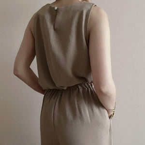 ノースリ ワイドスラックスセットアップ