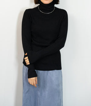 ラメタートルスリムニット