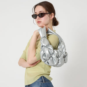 ギャザー ムーン ワンショルダーバッグ