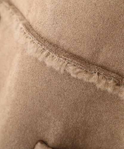 リバーシブルフェイクスウェードコート