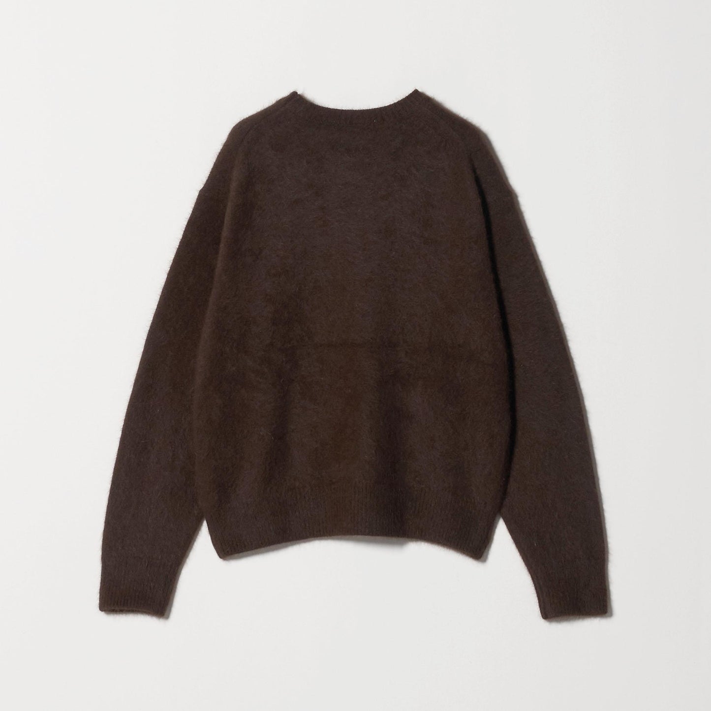 フォックスカシミヤブレンド クルーネックニットプルオーバー