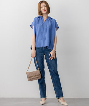 スエード キルティング ショルダーバッグ