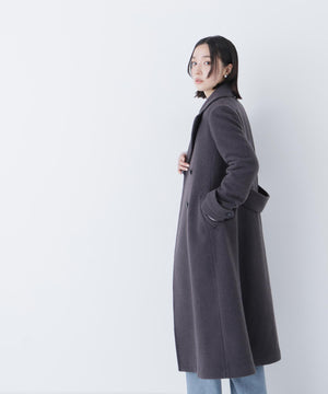 ビッグカラーダブルチェスターコート