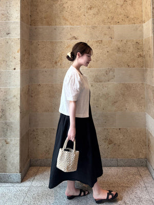 リネンクロップドジャケット