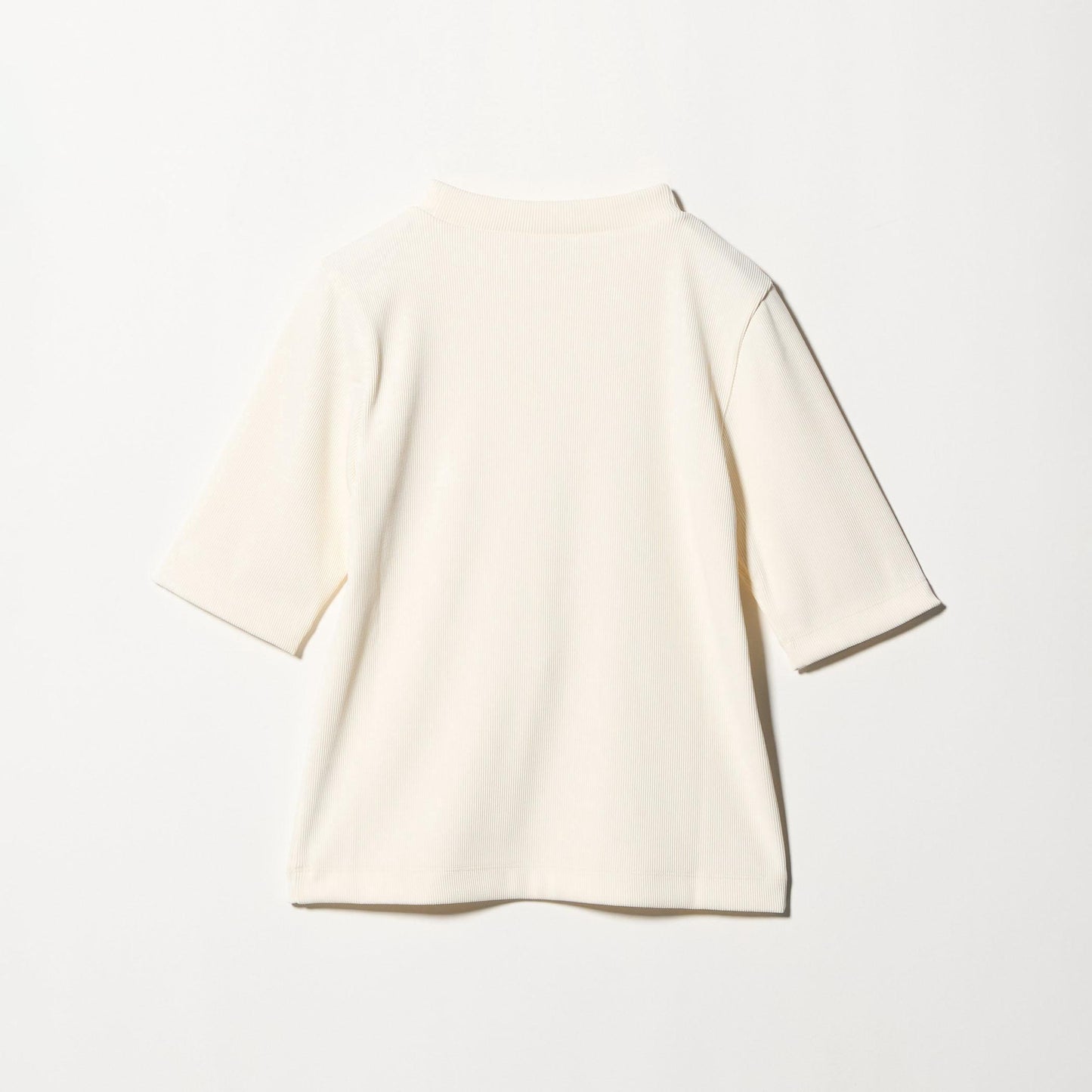 ニットライク モックネック カットソー