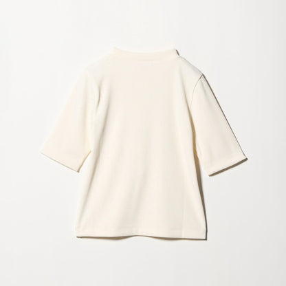 ニットライク モックネック カットソー