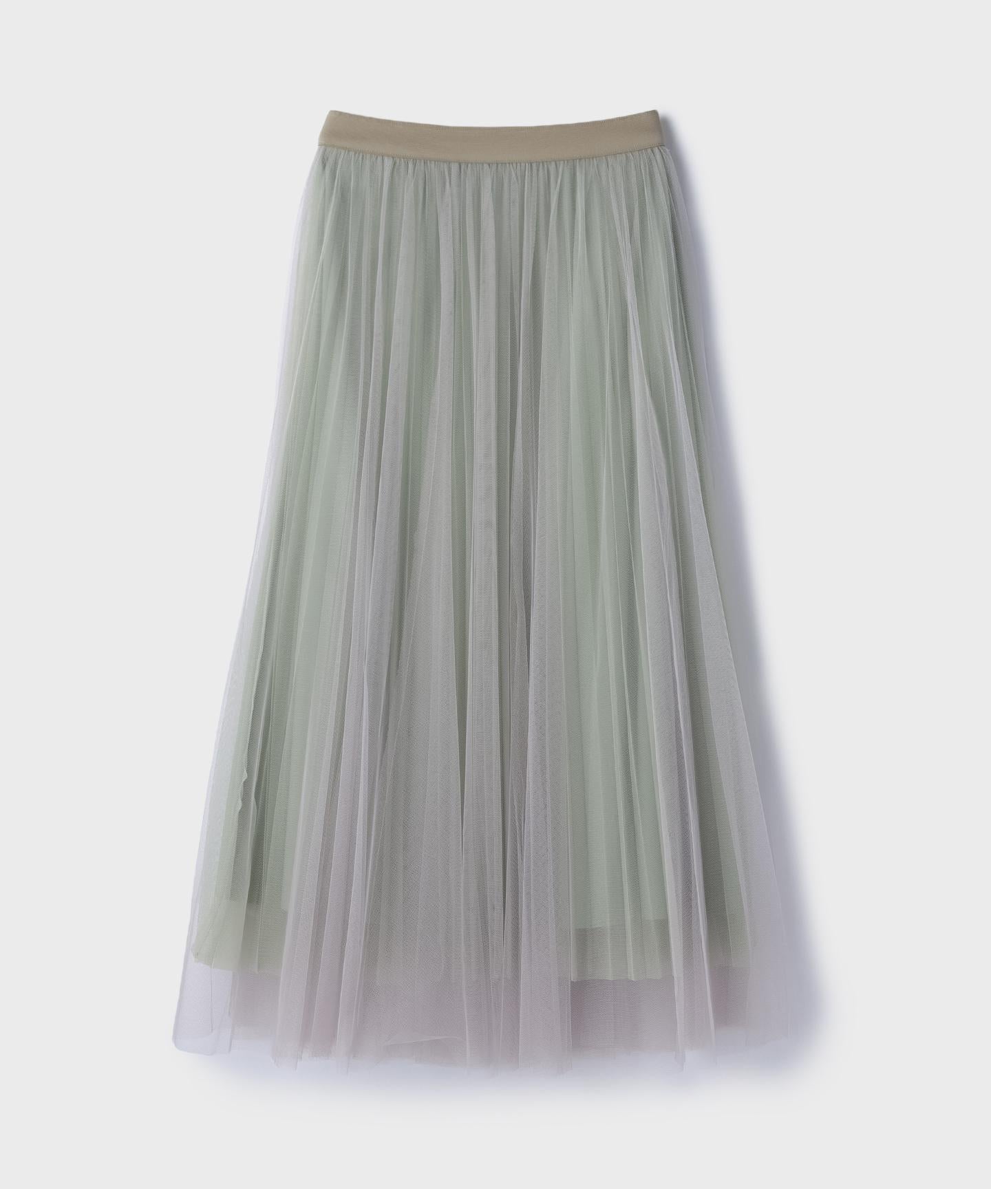 チュールリバーシブルスカート