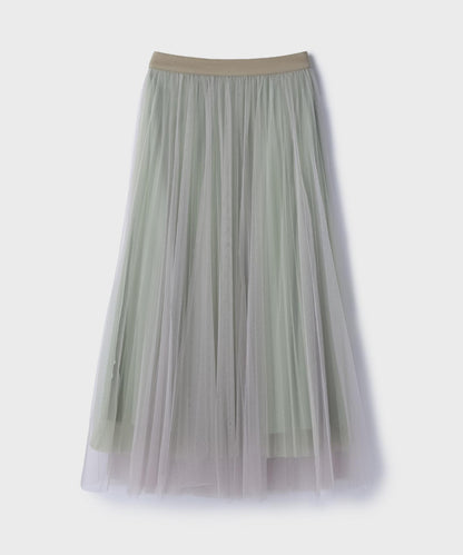 チュールリバーシブルスカート