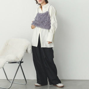 バックギャザーシャツ