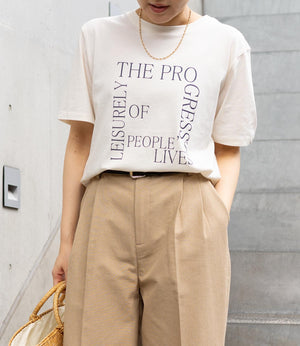 キューブレタリングTシャツ