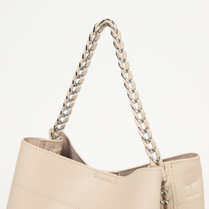 チェーンハンドル 2WAY スクエアバッグ ショルダーバッグ