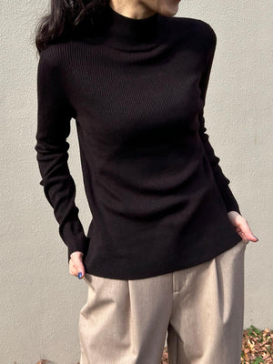 ソフトタッチタートルネックニット