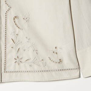 エンブロイダリーカラー シャツ