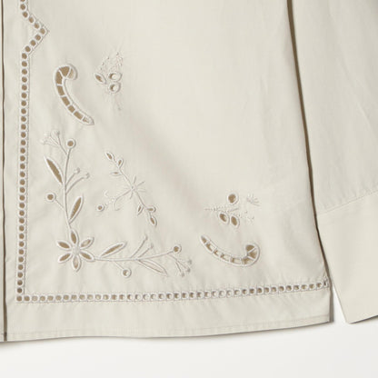 エンブロイダリーカラー シャツ