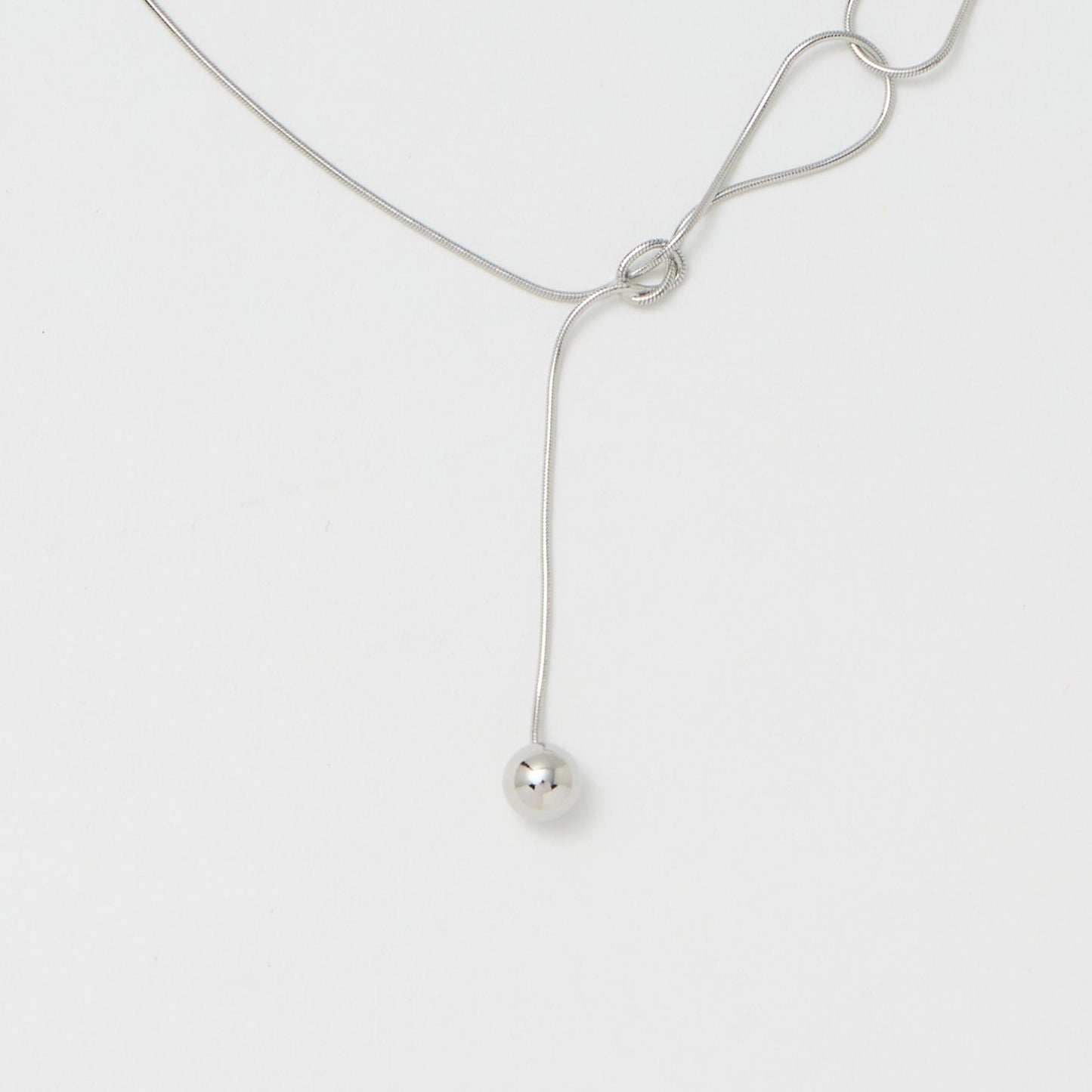 ノット ワンボール ネックレス