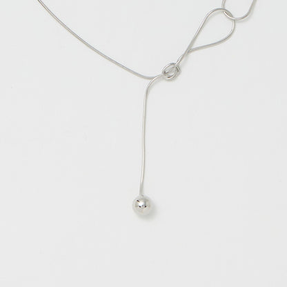 ノット ワンボール ネックレス